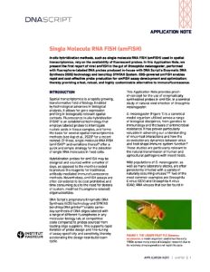 DNA Script smFISH application note first page