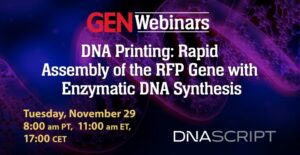 Rapid Assembly of the RFP Gene with Enzymatic DNA Synthesis